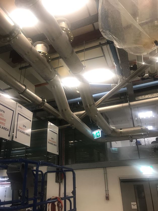 Pipework installed at Becton Dickson Medical in Dun Laoghaire (11)
